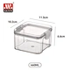 plastic storage canister set