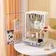 Cosmetic Display Cases with Brush and Lipstick
