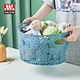 plastic storage basket