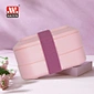 two layers lunch box