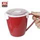 plastic microwave cup with lid