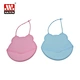 Amazon BPA Free Waterproof Silicone Baby Bib Soft Baby Feeding Bib With with Food Catcher
