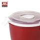 plastic microwave cup with lid