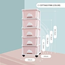 plastic storage drawer cabinet