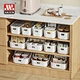 PP plastic set storage containers