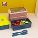 lunch box with fork