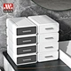 plastic storage drawers stackable