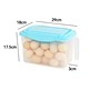 plastic storage container with lid