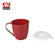 plastic microwave cup with lid