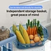 storage basket rack