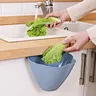 Haixing lovely cloud shape wall-hanging trash can portable garbage bin mini waste bin for kitchen cabinet and bathroom