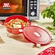 Amazon Good Kitchenware Wholesale PP Microwave Food Container Plastic High Steamed Rice box with handle