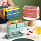 plastic lunch box with spoon