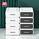 plastic stackable storage drawers