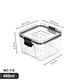 plastic container with airtight lid
