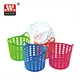 Haixin Wholesale Market Hanging Baskets Double Handle Iron Wire Laundry Baskets