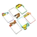 Back to school cute customized shape and logo cartoon memo pad for students