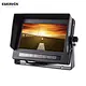 7 inch 800*480 waterproof IP 69K  monitor with 3 video input