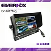 7'' car monitor Quad Vehicle Reversing TFT-LCD Monitor for bus/truck/lorry/van