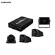 Low Price dvr monitor built in quad screen rear view recording with 128G 32G micro sd card