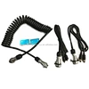 Trailer extension cable with special bracket for car camera monitoring system