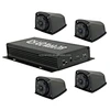 AHD 2G 4G Mobile DVR 4CH rear view mirror monitor car surveillance camera for truck trailer lorry tractor
