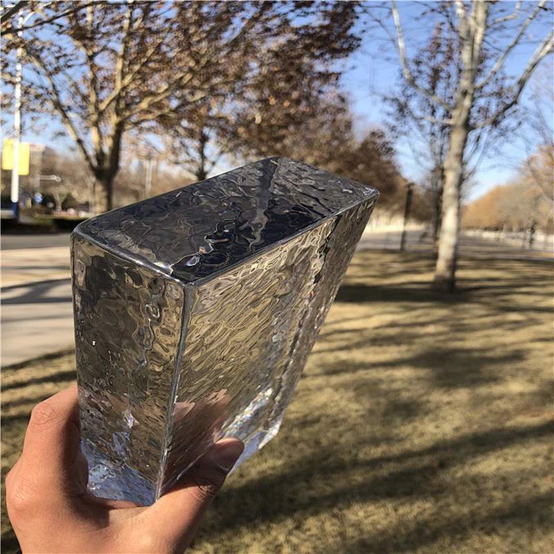 2019 Textured casting art glass brick