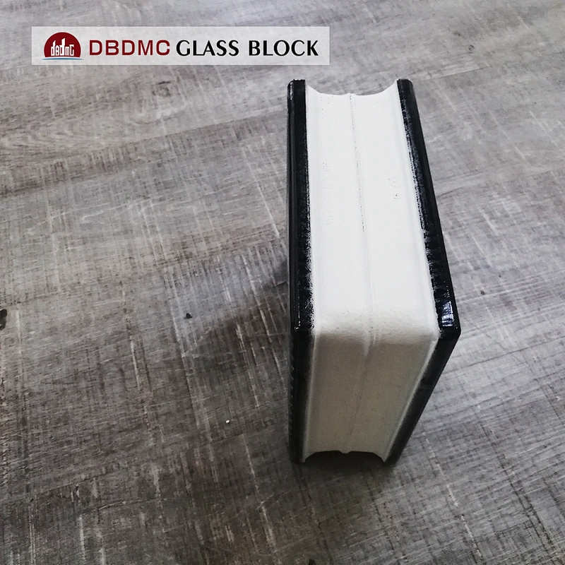 Hollow glass block with lighting effect