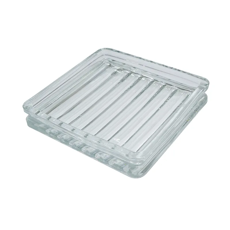 190*190*32mm Glass paver block with high quality glass block for decoration/Pavimento de vidro de vidro de alta qualidade