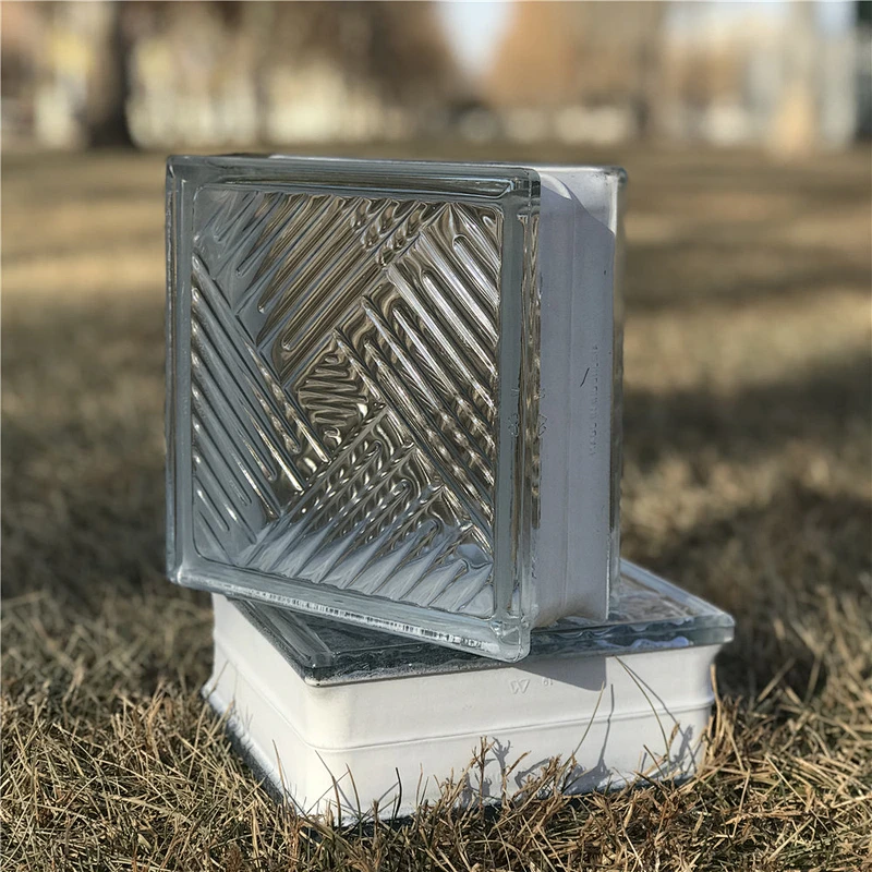 The thickened glass block and fireproof glass brick for safe building decoration