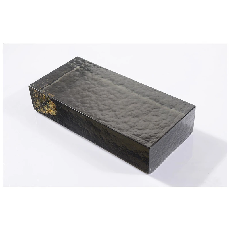 Construction real estate craft 12x12 antique hollow glass block with hole