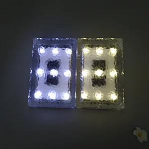 LED light glass block/floor lamp with high quality made in China