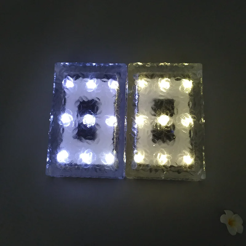 LED light glass block/floor lamp with high quality made in China