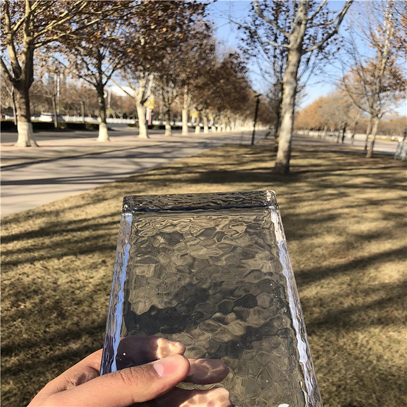 2019 Textured casting art glass brick