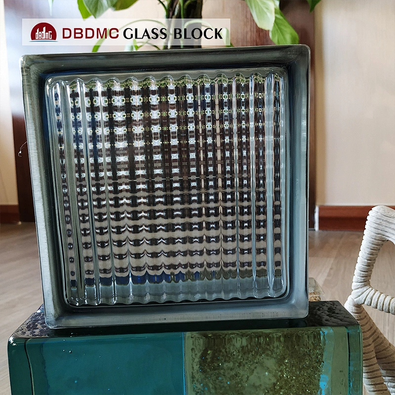 Decoracion interior con ladrillo de cristal/vidrio de color /glass block
