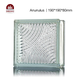 glass block Fashion Style Clear and Colored glass block for Interior Decoration