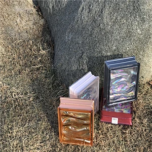 2019 cheap clear frosted solid glass block brick price
