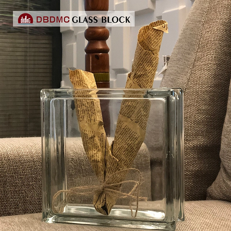 190x190x80mm Clear/Colored Glass Block Glass Block