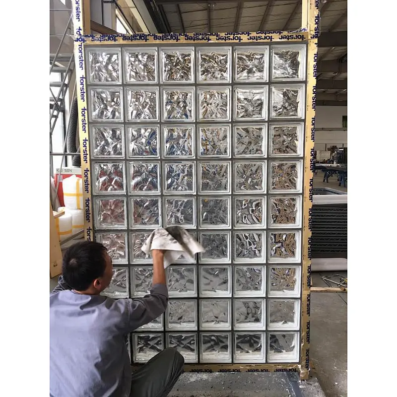 190*190*80mm Glass Block /white Glass Brick For Decorative Floor And Yard