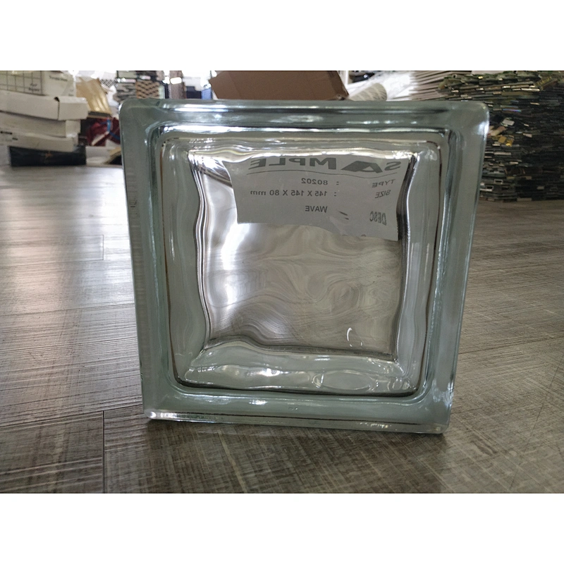 190x190x95mm clear glass block high quality glass brick use in bathroom or washroom decoration or partition wall