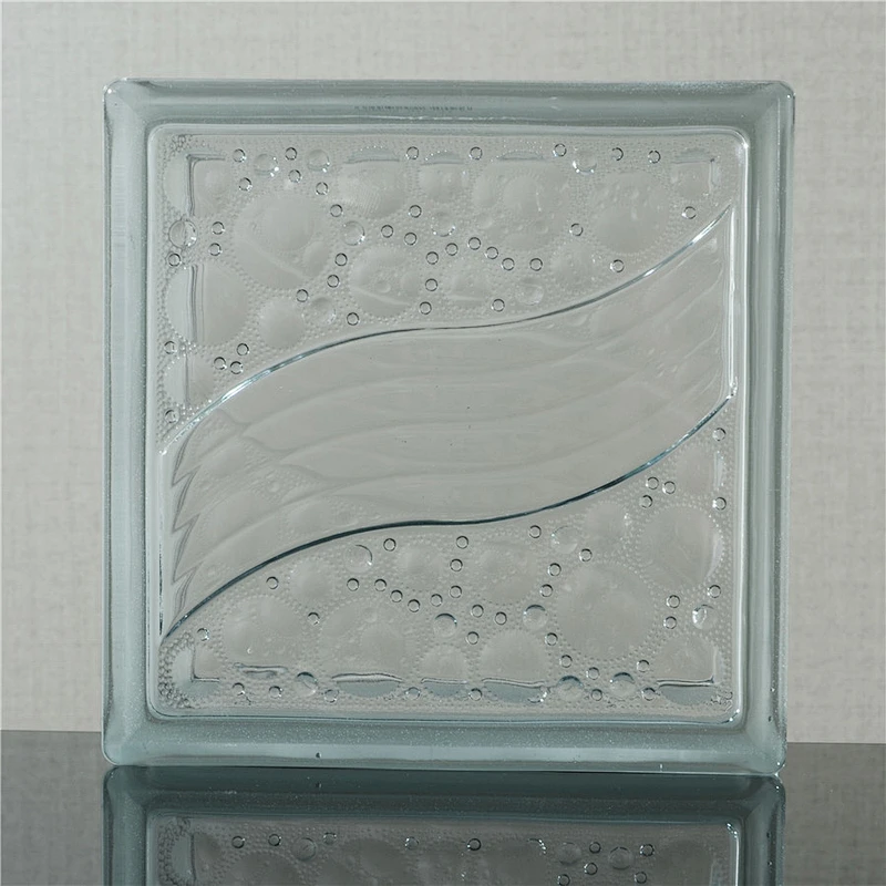 hollow glass block/brick for decorative wall