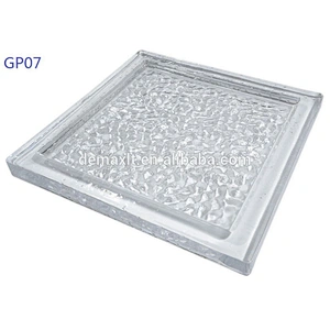 300x300x22 mm clear glass paver block/brick for garden decoration
