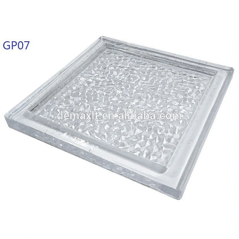 300x300x22 mm clear glass paver block/brick for garden decoration