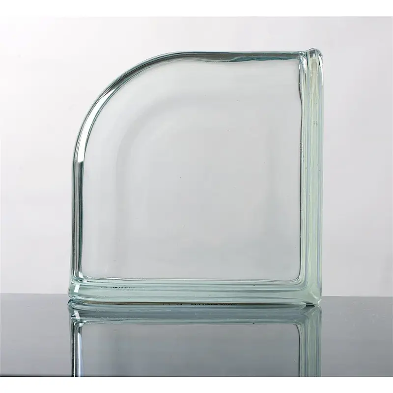 Hot sale cheap glass brick with super white color, waterproof glass block for bathroom