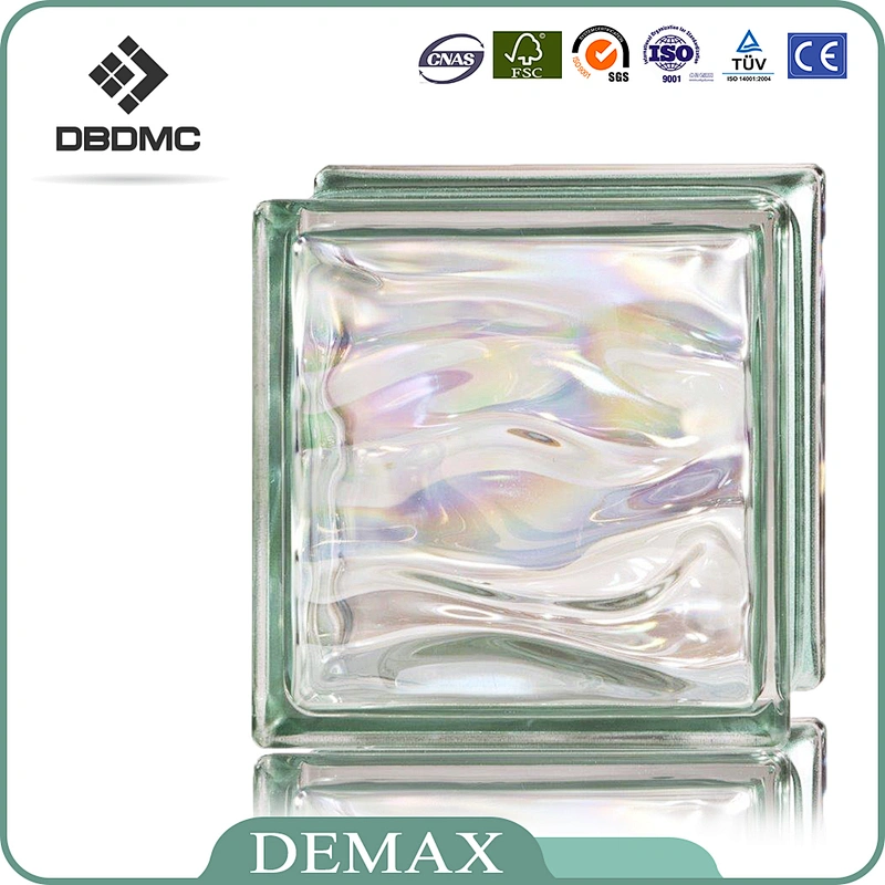 indoor decoration white and colored glass brick good price for sale
