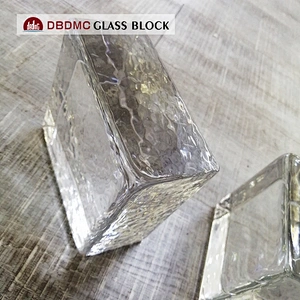popular Solid Crystal Glass Block  colour light insider for decorate the garden Ladrillos de vidrio