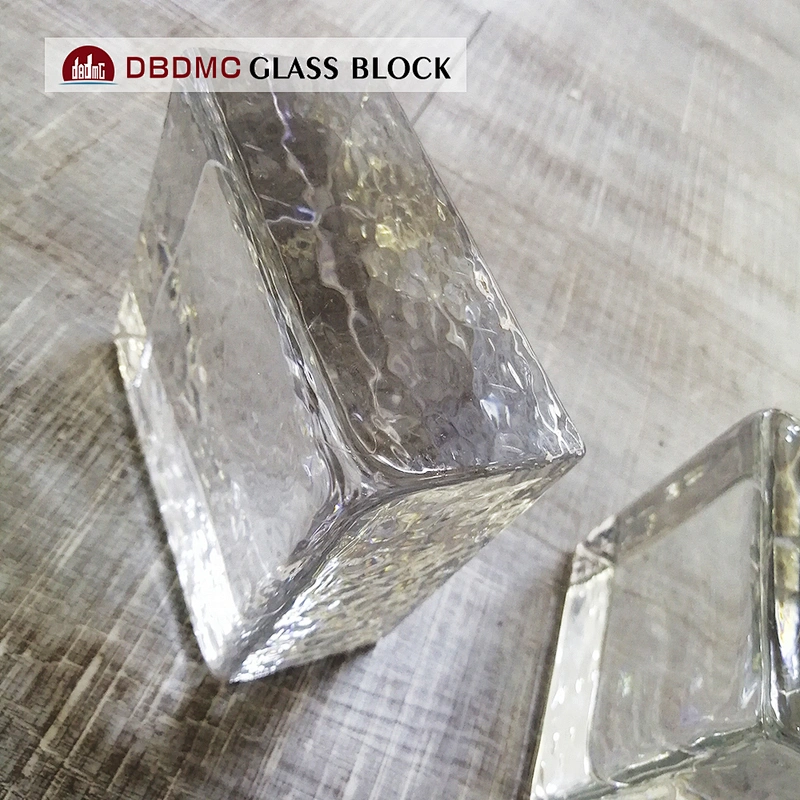 popular Solid Crystal Glass Block  colour light insider for decorate the garden Ladrillos de vidrio