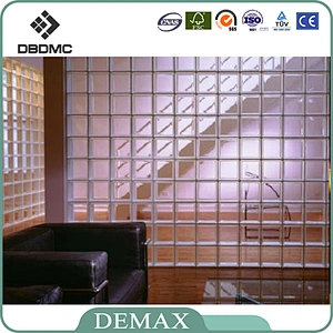 customized hollow glass block clear glass brick price