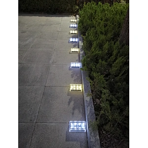 LED light with light sense effect in square