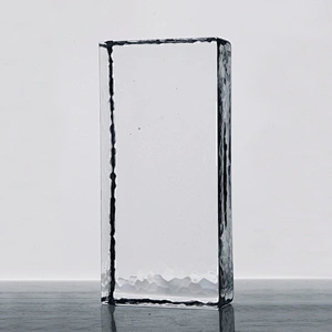 hot sale solid glass block / brick with good quality for outdoor decoration